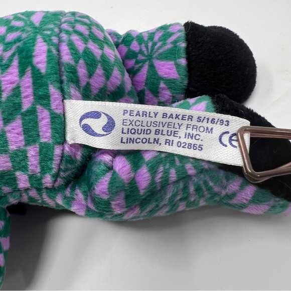 NWOT PEARLY BAKER Grateful Dead Liquid Blue Beanie Bear - Picture 2 of 7